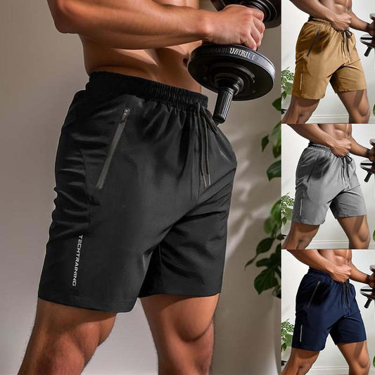 🌊HOT REA 50% RABATT⏰Mäns korttryckta midjeshorts med dragsko