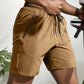 🌊HOT REA 50% RABATT⏰Mäns korttryckta midjeshorts med dragsko