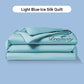 🎁Gör dig redo för sommaren - ❄️ Tvättbar 、 kylning 4-delad säng is-silke linen🛏️