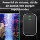 ✨ Kompakt och tyst syrgaspump - portabel! 🌊 🔇 Ultratyst design - <30 dB (som en viskning) 💨 Energieffektiv - 2W låg strömförbrukning • Justerbart luftflöde 🌬️ • USB-driven - kan anslutas till en powerbank/laptop 🔋