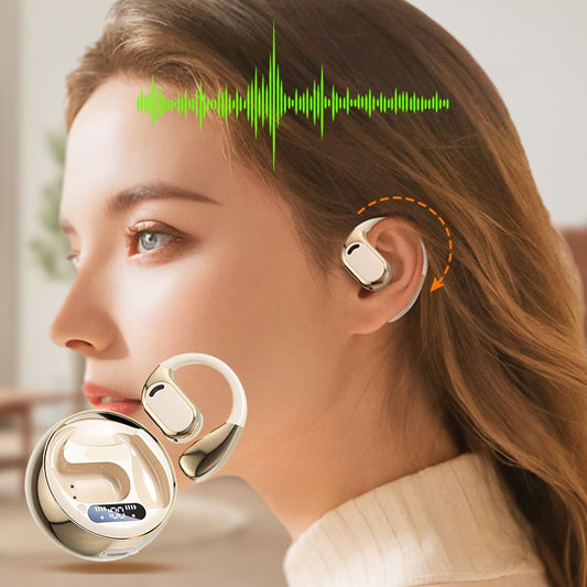 🔥🔥Trådlösa Bluetooth-hörlurar med öppna öron (automatisk brusreducering, perfekt ljudkvalitet)